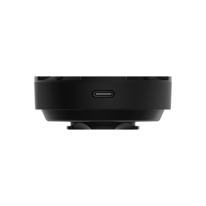 Beeline Moto 2 navigatiesysteem zwart rand zijaanzicht weergave met USB-C aansluiting
