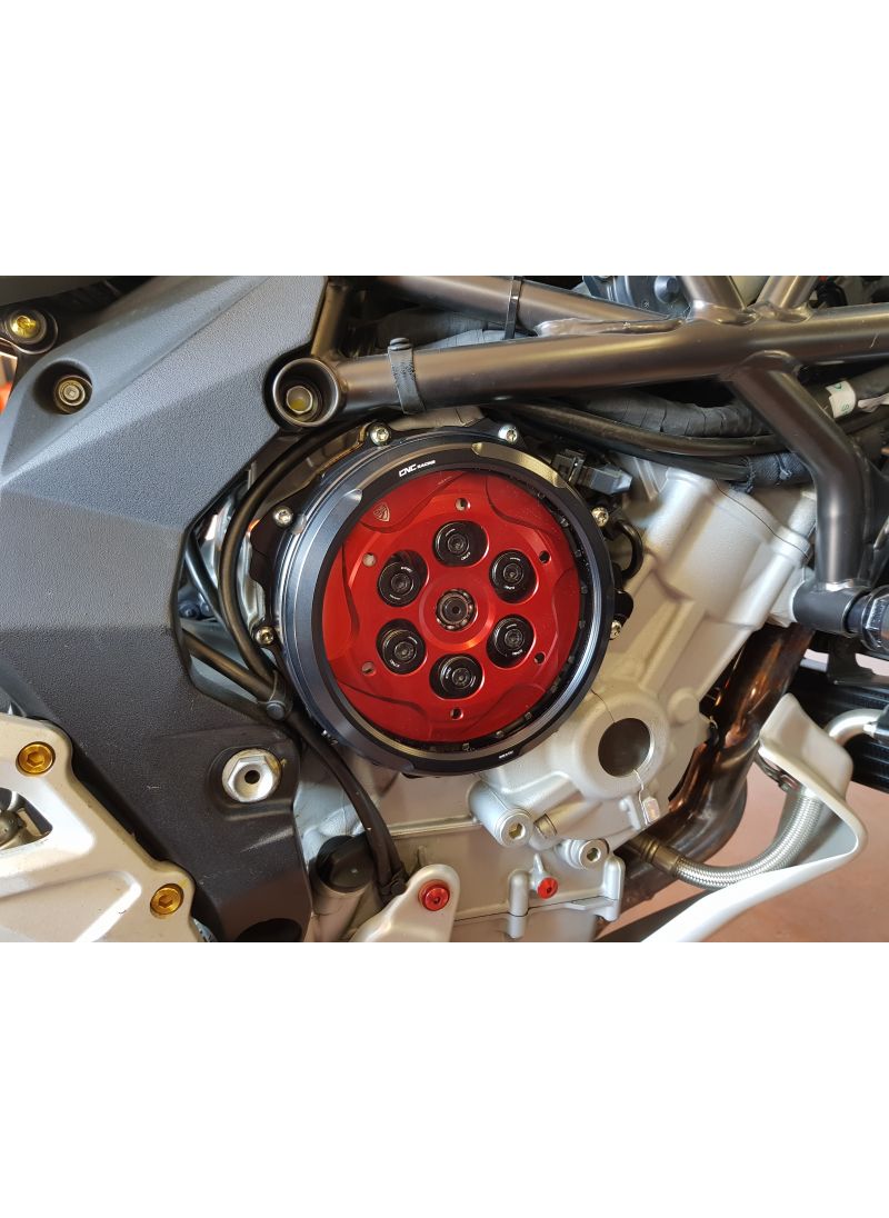 Transparant clutch cover hydraulic clutch MV Agusta 800