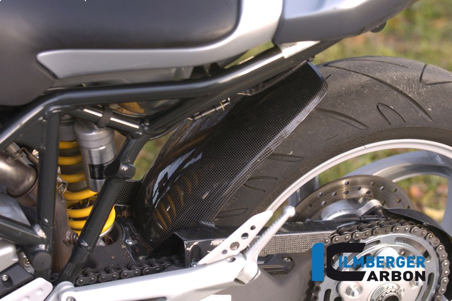 Achterspatbord (hugger) mat carbon Ducati Hypermotard 1100 EVO (2010-2012)