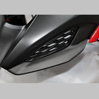 VERKOCHT_Carbon luchtinlaat cover set – Ducati Multistrada V4 / V4 S / Rally (2021–2026) – (gebruikt)
