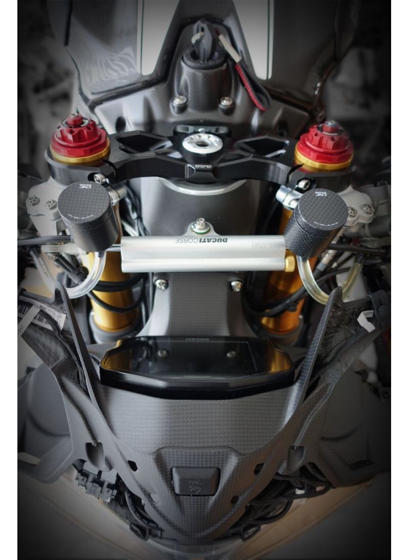 CNC Racing carbon brake/clutch fluid reservoir 12ml Ducati Hypermotard 1100 (2007-2012)