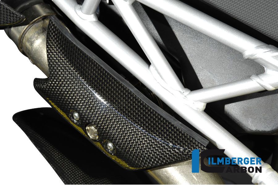 Hitteschild carbon voor originele uitlaat Ducati Hypermotard 1100 EVO (2010-2012)