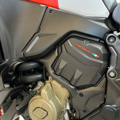 VERKOCHT_FullSix Carbon Voortandwielcover – Ducati Multistrada V4 (alle jaren) – (gebruikt)