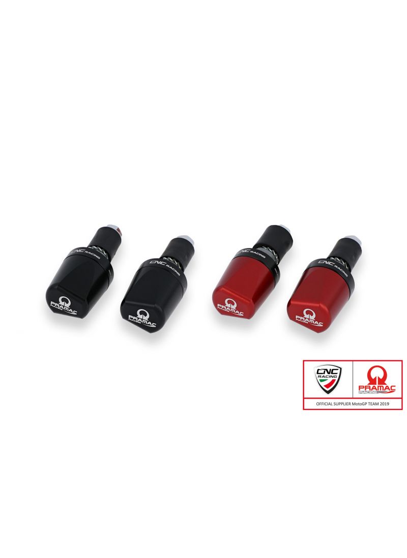 Handlebar end weights 'Look' - Pramac Limited Edition Ducati Hypermotard 1100 EVO (2010-2012)