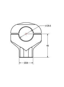 CNC Racing universele riserset hoogte 48mm Suzuki GSX1300R Hayabusa (2021+)
