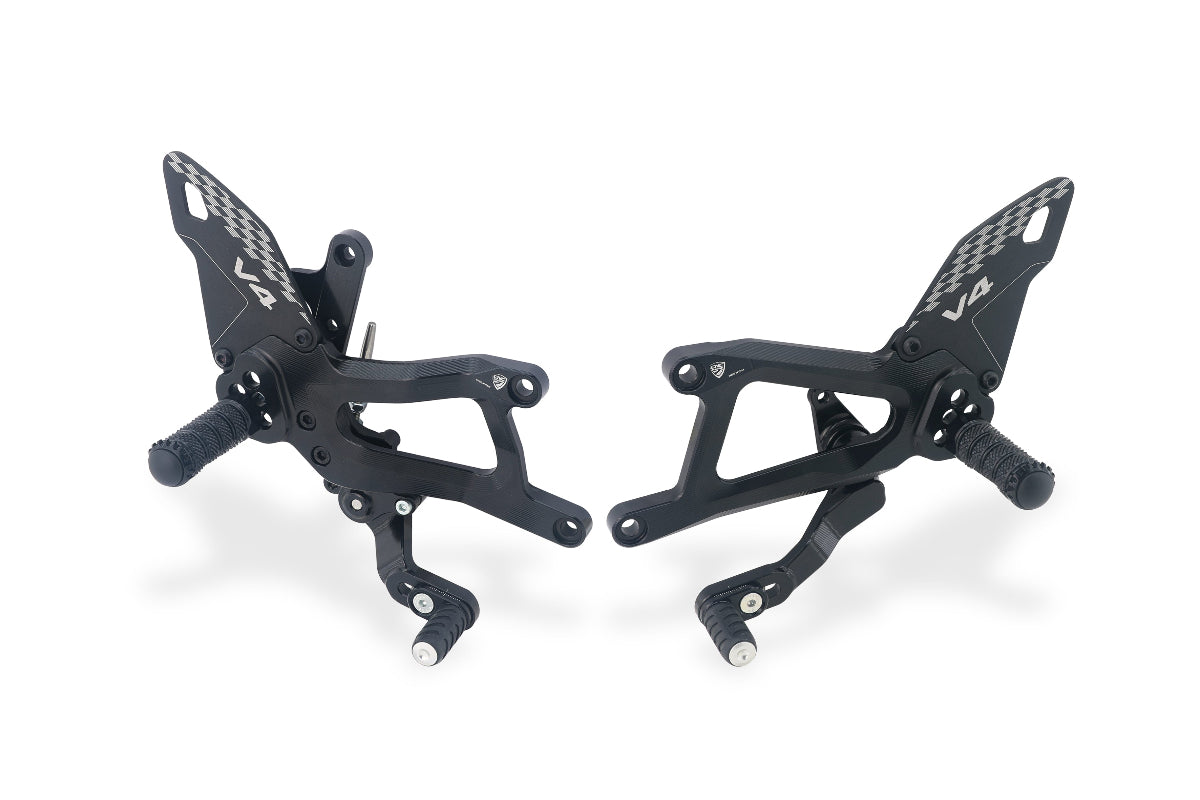 Remschakelset verstelbaar Easy Ducati Panigale V4 Tricolore Italia (2025+) vaste voetsteunen links en rechts
