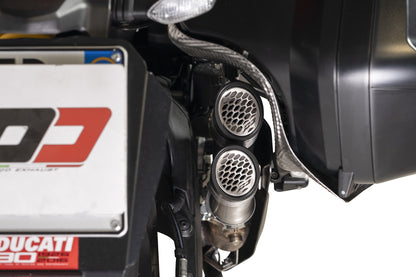 QD slip-on uitlatenset Power-Gun Ducati Multistrada V2 S (2022-2024)