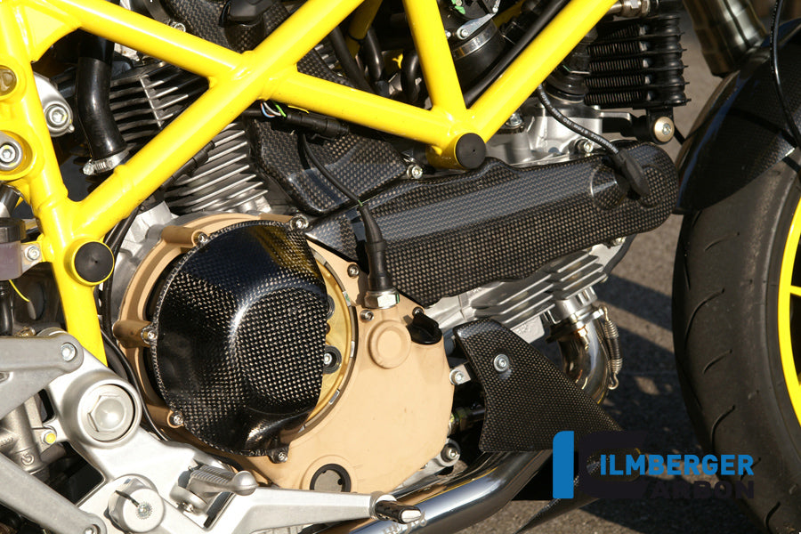 Distributieriemcover horizontaal carbon Ducati Hypermotard 1100 EVO (2010-2012)