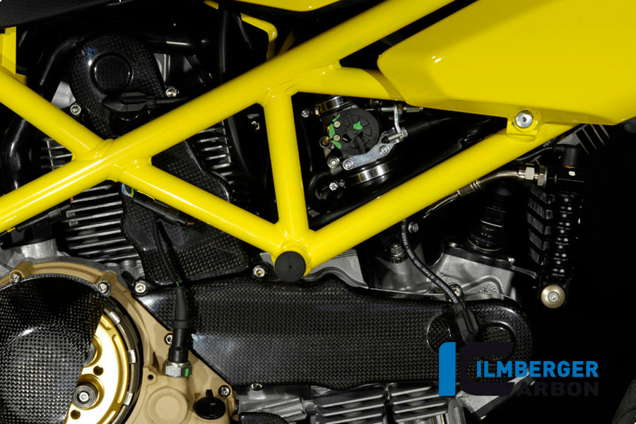 Distributieriemcover verticaal carbon Ducati Hypermotard 1100 (2007-2012)