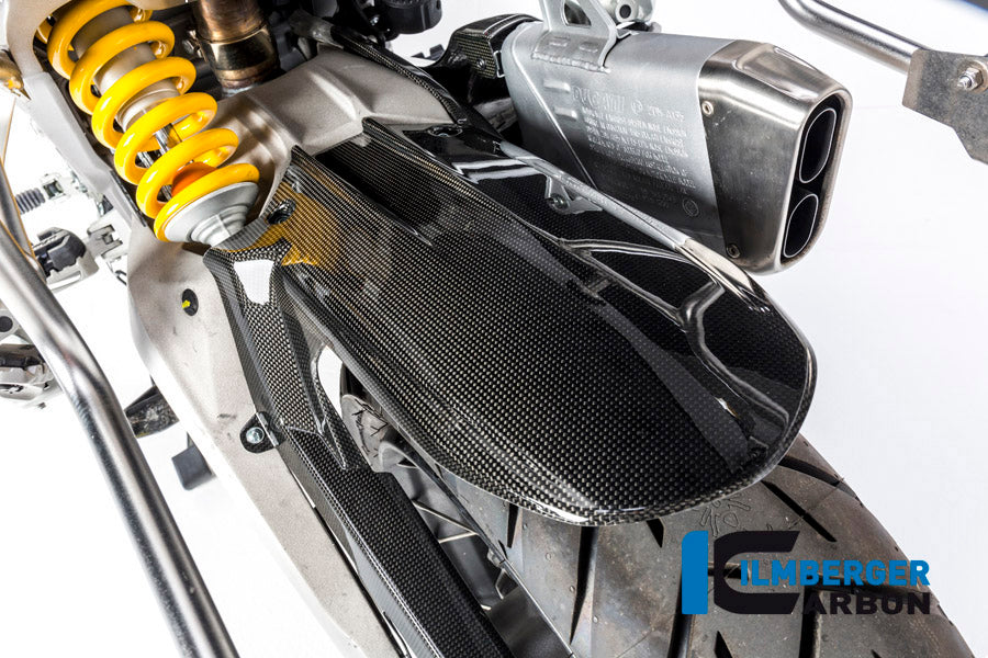 Achterspatbord (hugger) incl. kettingbeschermer glanzend carbon Ducati Multistrada Enduro 1200 (2016-2018)
