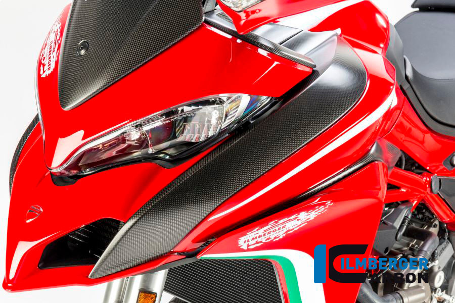 Tank en Luchtinlaat cover links mat carbon Ducati Multistrada 950 (2017-2018)