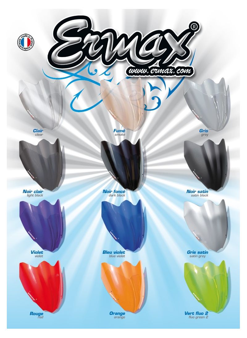 Ermax flyscreen windshield 15cm GSR600 2008-2011 (incl. installation kit)