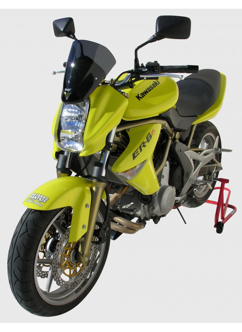 Ermax Double Bubble flyscreen windshield 26cm ER6n 2006-2008 (incl. installation kit)