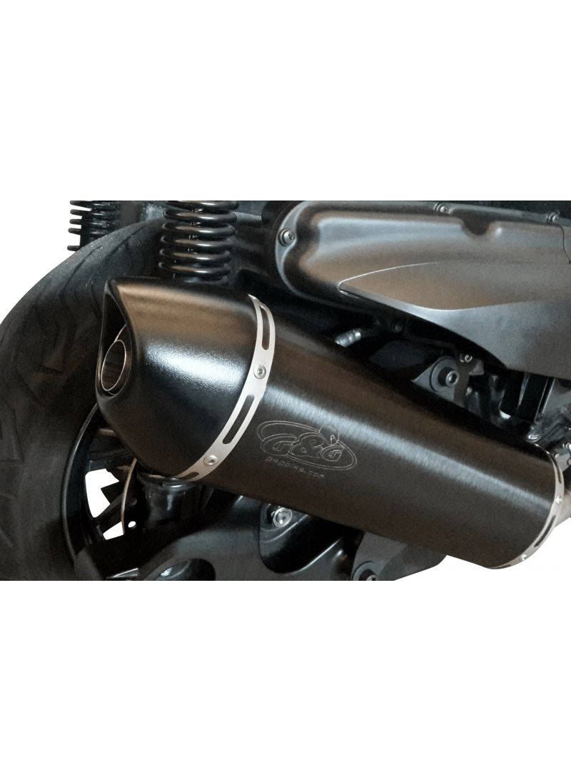 G&G Racing exhaust Yamaha X-Max 400 2013-up