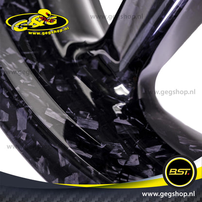 BST Torque TEK 4.5x17'' carbon achtervelg voor Harley Davidson XL1200C Sportster 1200 Custom (2008-2010)