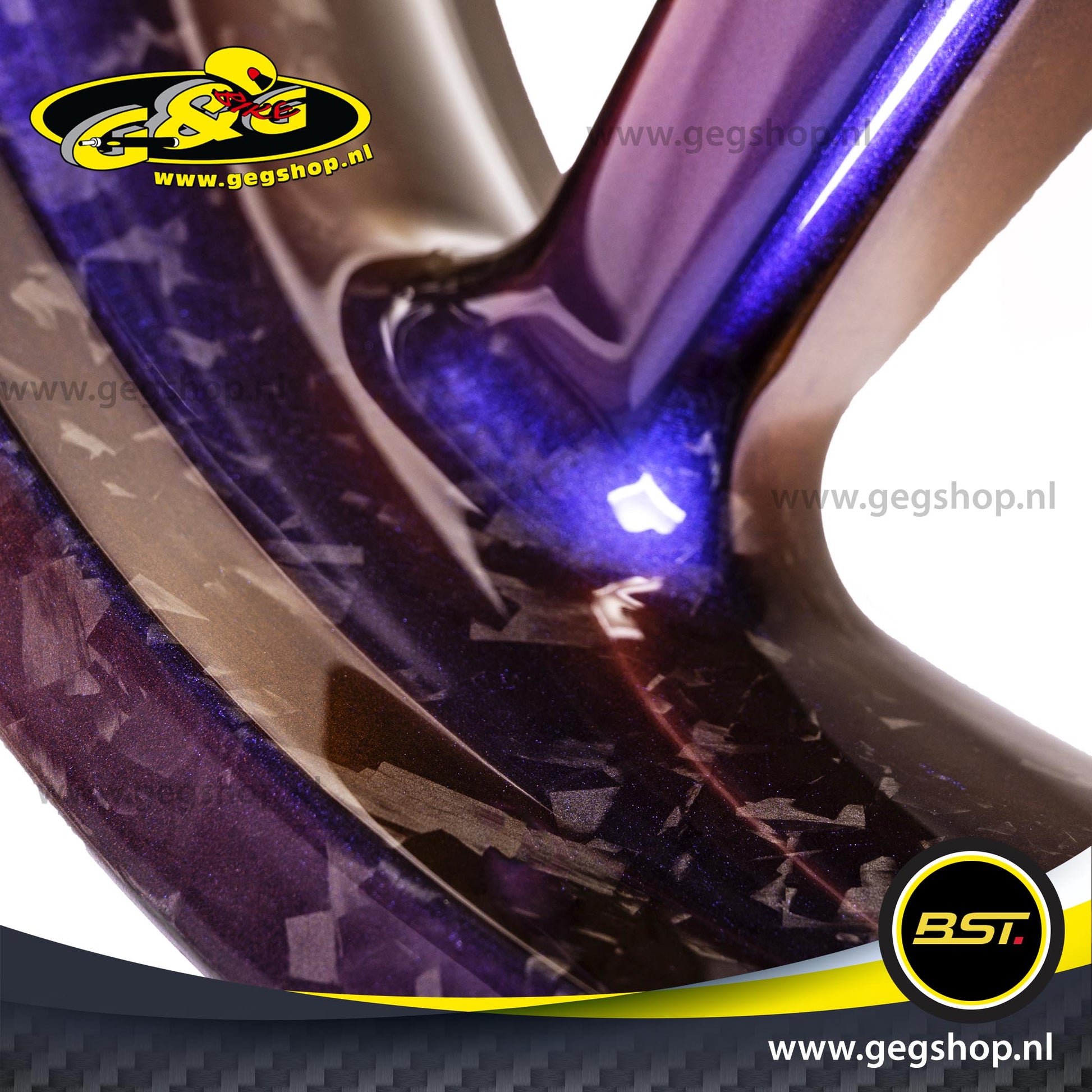 BST Carbon Voorvelg Mamba TEK 3,5 x 17" Ducati Hypermotard 1100S (2007-2009)