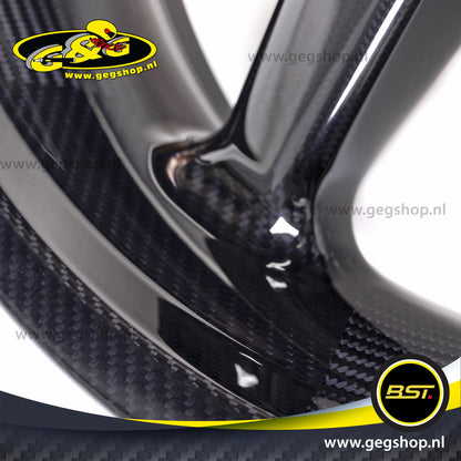 BST Torque TEK 3.5x17" carbon voorvelg voor Harley Davidson FXSB Breakout (2013-2017)