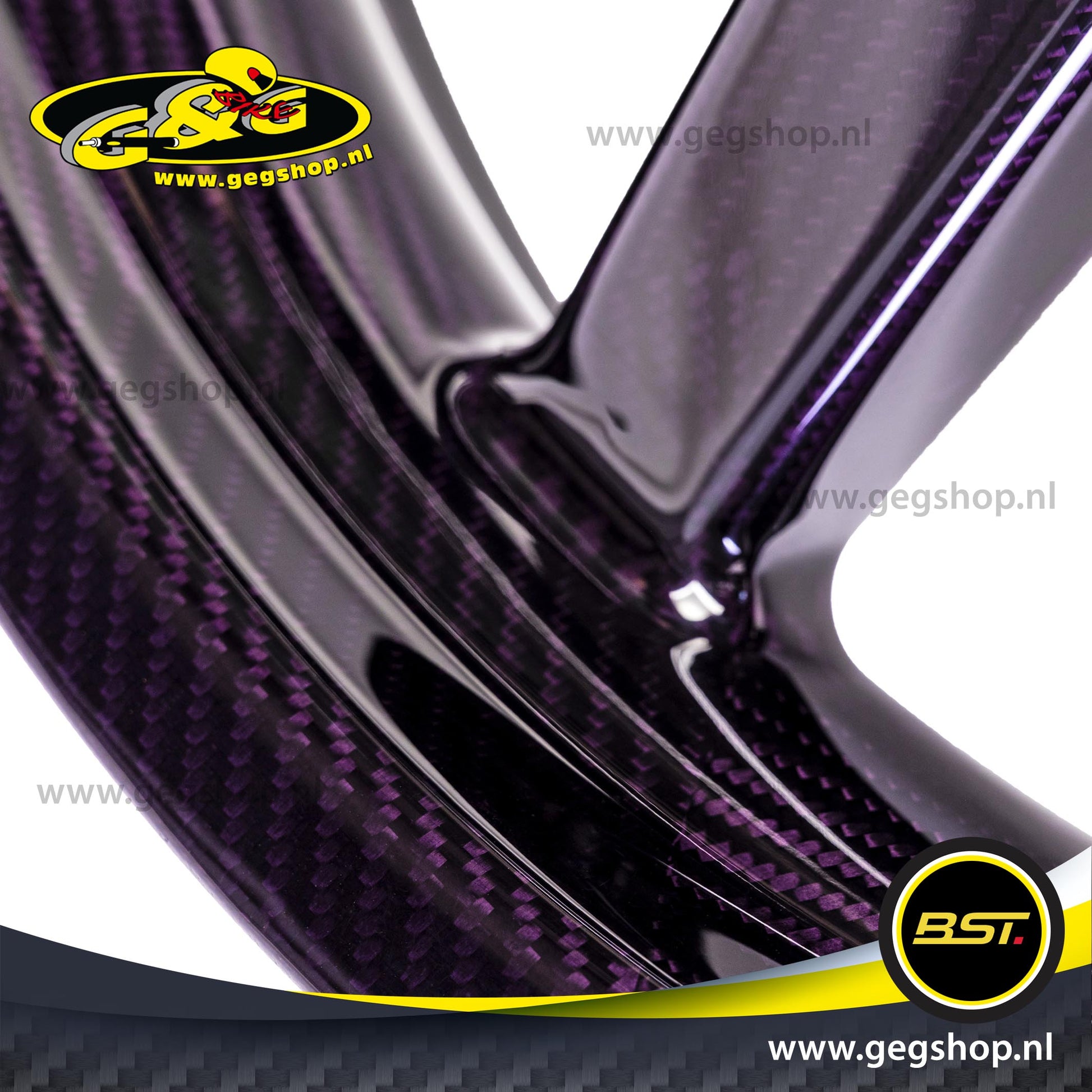 BST Carbon Achtervelg Rapid Tek 6,0 x 17" BMW S1000RR (2009-2018)