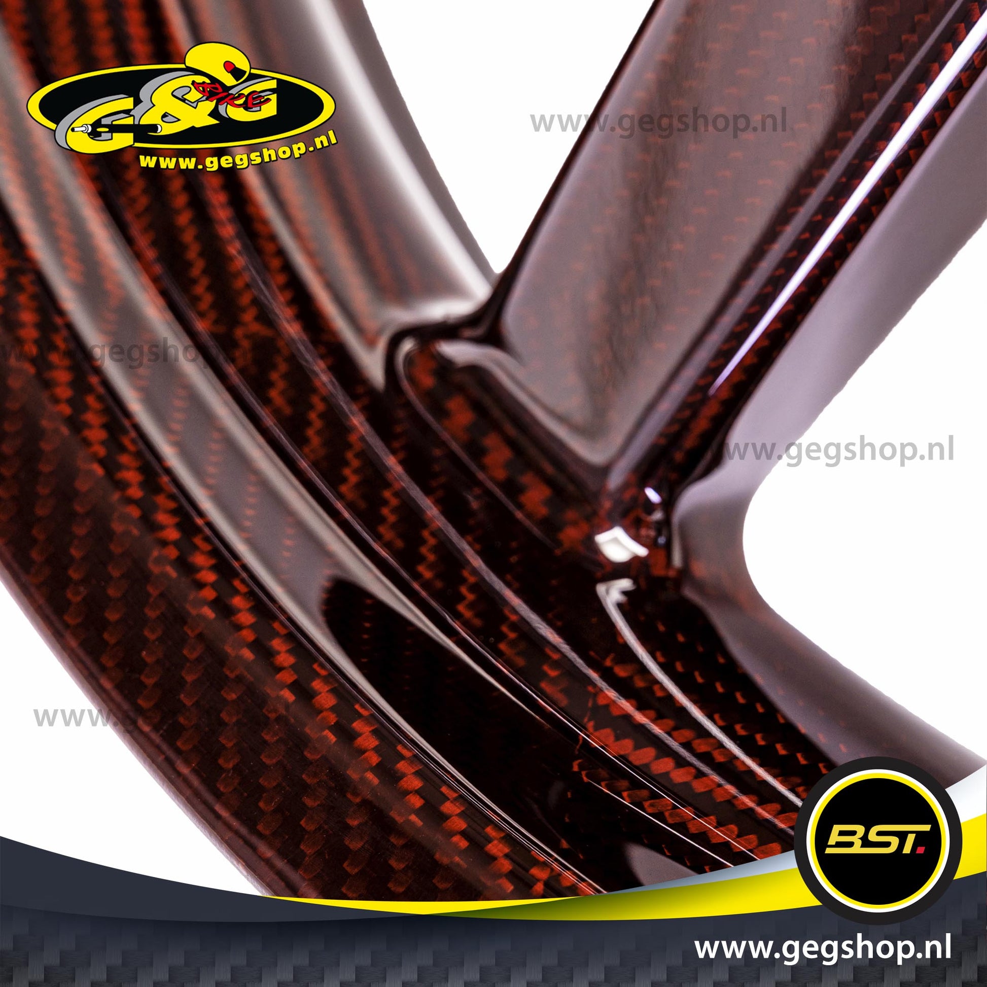 BST Torque TEK 3.5x21" carbon voorvelg voor Harley Davidson FLHTCUL Electra Glide Ultra Classic Low (2015-2016)