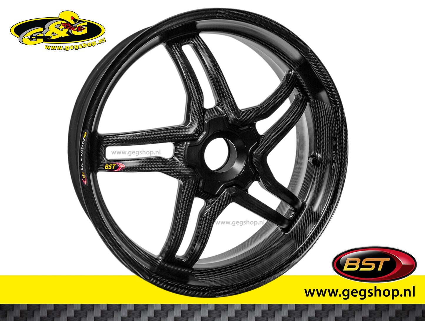 BST Star TEK achtervelg carbon 6,0 x 17" M1000RR (2025+)