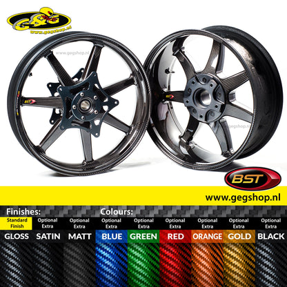 BST Torque TEK 3.5x16" carbon voorvelg voor Harley Davidson FXFBS Fat Bob 114 (2018-2020)