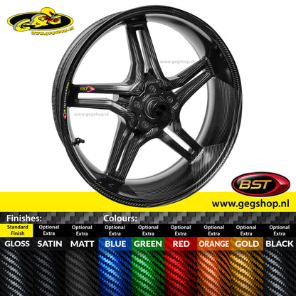 BST Rapid TEK achtervelg carbon 6,0 x 17" Ducati Monster V2 (2026+)