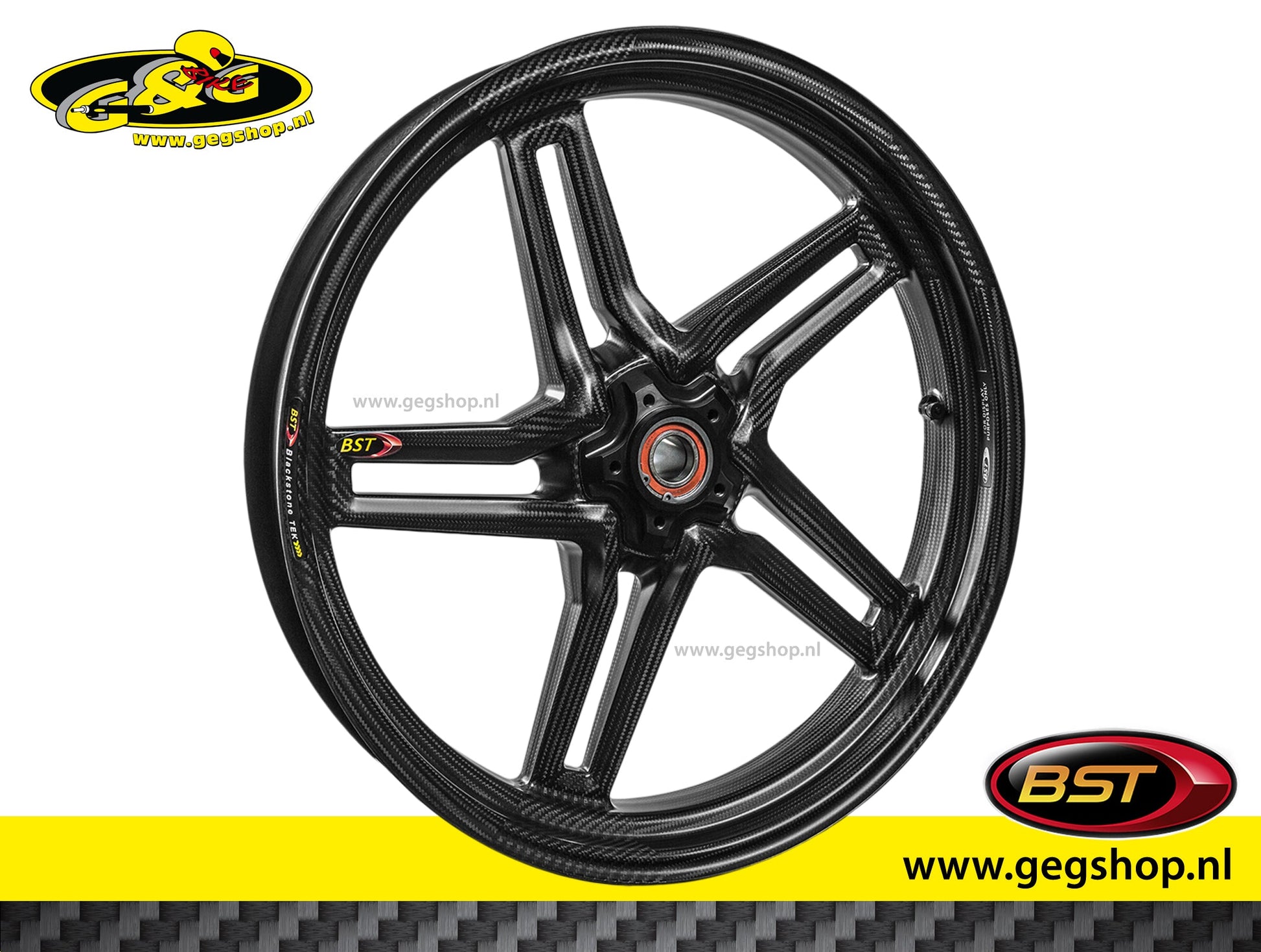 BST Rapid TEK voorvelg carbon 3,5 x 17" Ducati Monster V2+ (Plus) (2026+)