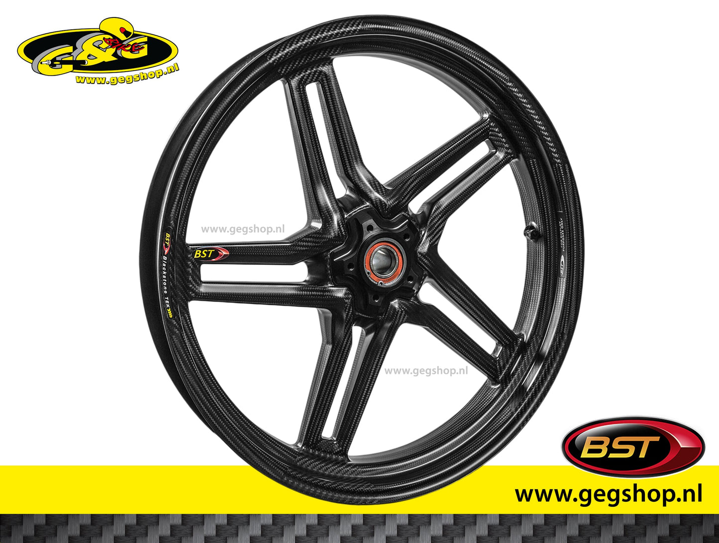 BST Carbon Achtervelg Rapid Tek 5.5 x 17" Ducati Multistrada V4S Grand Tour GT (2023-2024)