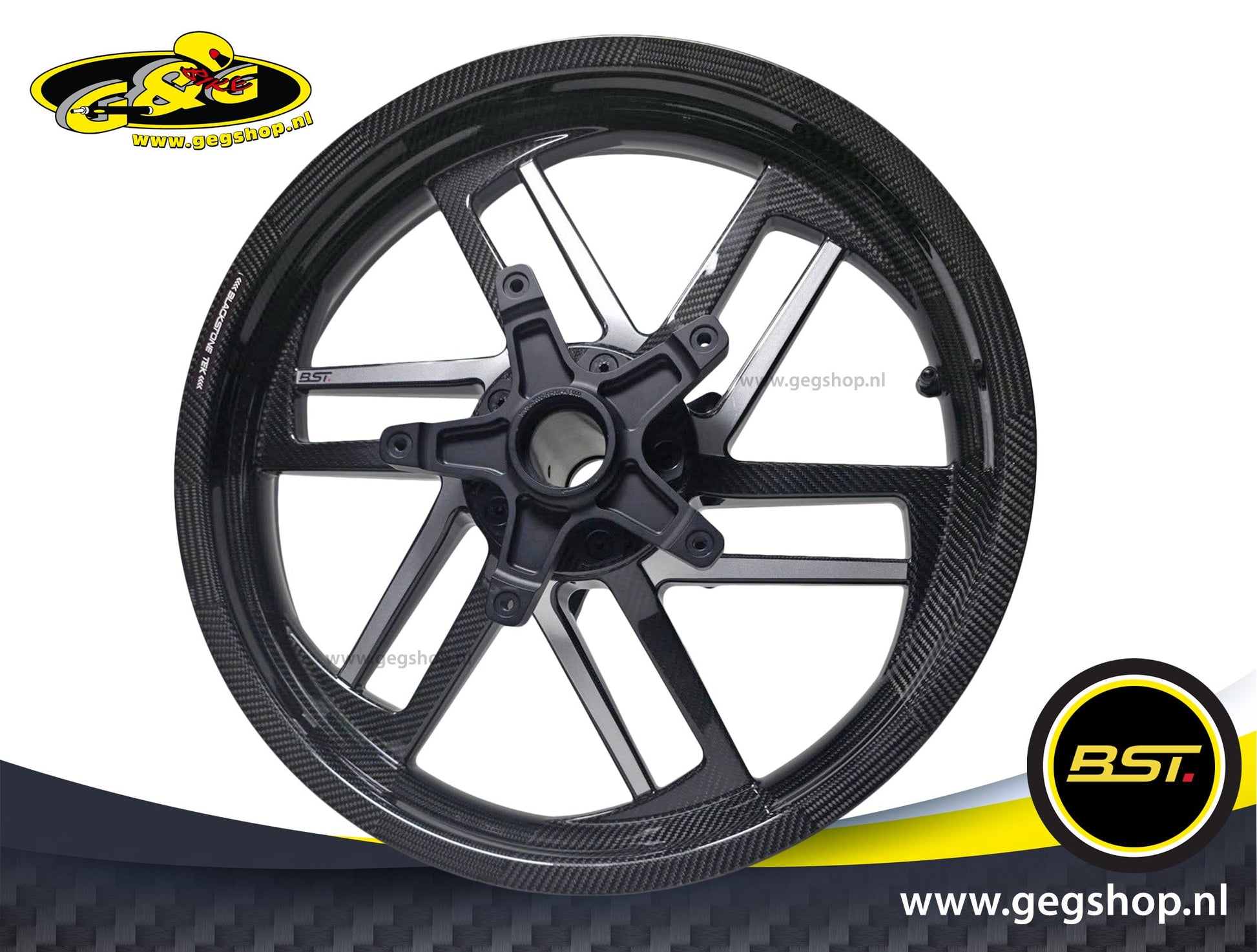 BST Reaper TEK 3.5x19" carbon voorvelg voor Harley Davidson XL1200N Sportster 1200 Nightster (2008-2012)