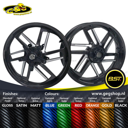 BST Reaper TEK 3.5x19" carbon voorvelg voor Harley Davidson XL1200XS Forty Eight Special (2018-2019)