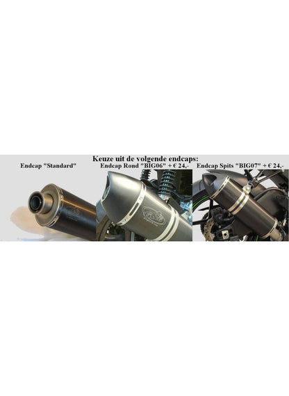 G&G Big Oval exhaust Z750 Z750S 2004-2006