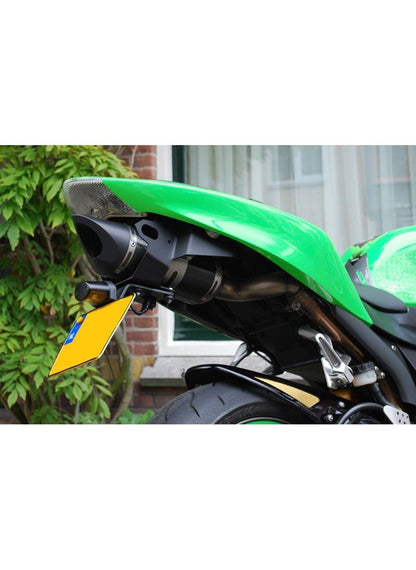 G&G Big Oval slip-on uitlaat Kawasaki ZX6R Ninja 2005-2006