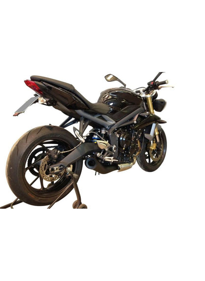 G&G GP Black Exhaust Triumph Street Triple 675 2013-2015