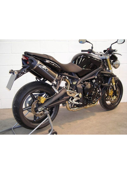 G&G Twist uitlaat set Triumph Street Triple (R) 675