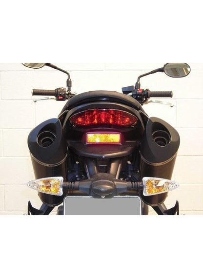 G&G Twist uitlaat set Triumph Street Triple (R) 675