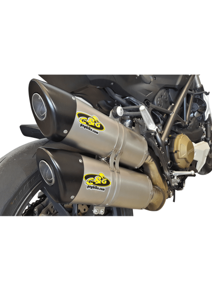G&G avgasuppsättning Ducati Streetfighter 848