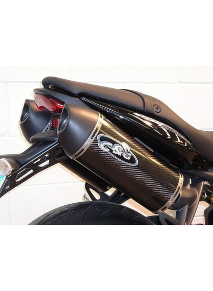 G&G Exhaust Set Triumph Street Triple (R) 675