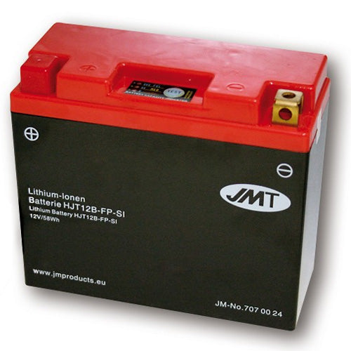 JMT Lithium accu HJT12B-FP 12V 10Ah 290CCA vervangt YB16AL-A2 YT12B-BS YT14B-BS