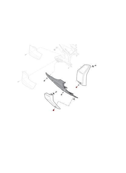 Screw kit radiator side panels Ducati Streetfighter V4 V4S