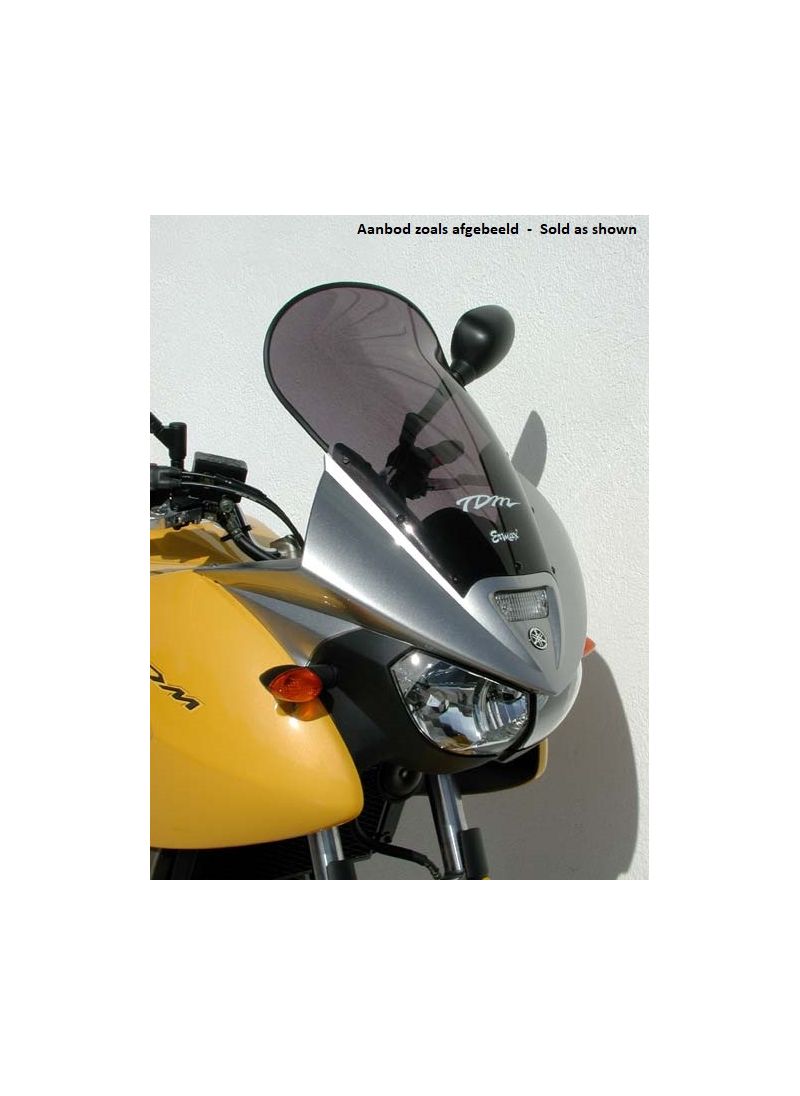 Ermax Light Black high windshield (+15cm 45cm total) Yamaha TDM900 2002-2014
