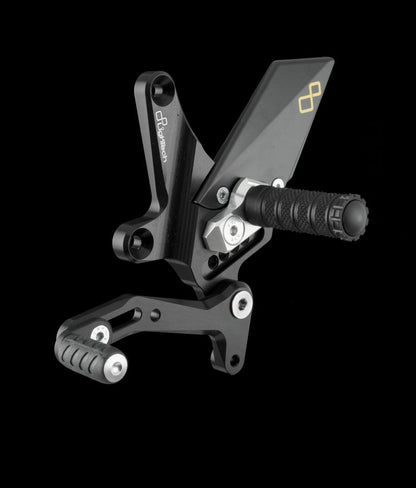 Enlace de freno ajustable Conjunto con reposes fijos Kawasaki Z900 2017-2023