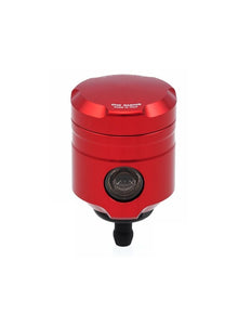 Depósito de líquido de frenos de carreras CNC rojo - salida recta