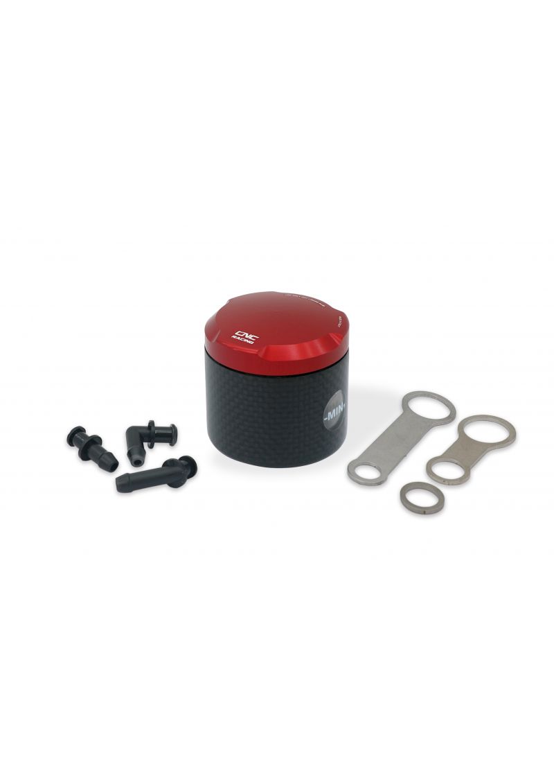 Carbon remvloeistof reservoir 25ml met aluminium deksel Ducati Streetfighter V4 (2025+)