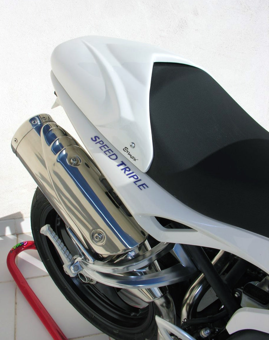 Ermax duoseat seatcover (monozit) Triumph Speed Triple 1050 2005-2007 Fusion White