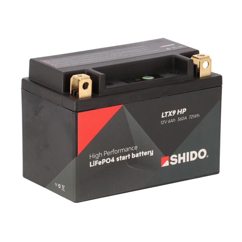 Shido Lithium accu LTX9 HP High Performance Kawasaki Z900 (2017-2024)