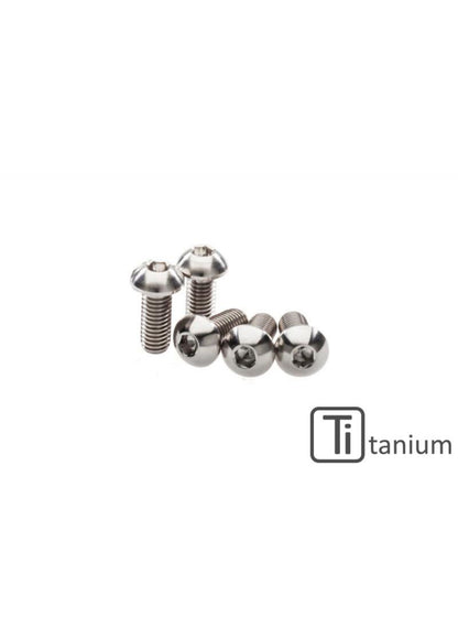 Boutenset voorkant remschijf M8x20 (5 stuks) - Titanium Ducati Streetfighter V4 S (2020-2022)