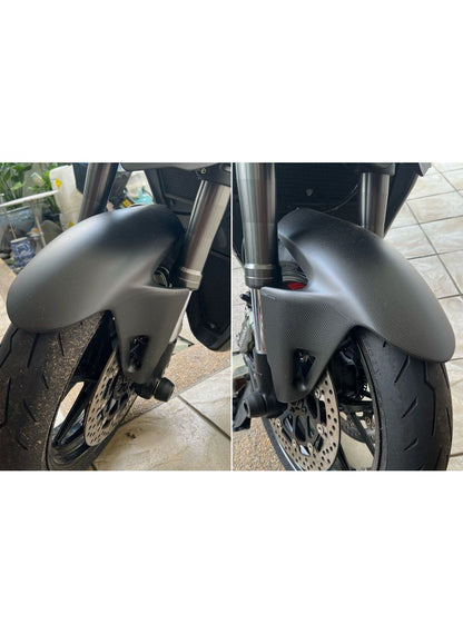 Matt carbon front mudguard Streetfighter V2 V4 V4S