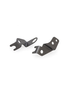 Remvloeistof koppeling vloeistof reservoir steunenset (2 st. ) mat carbon Ducati Monster V2 + (Plus) (2026+)