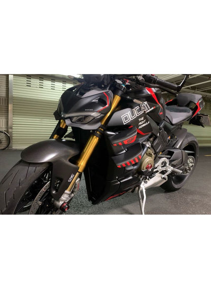 Carbon Radiator Side Panel Kit 4 Pieces Streetfighter V4 V4S